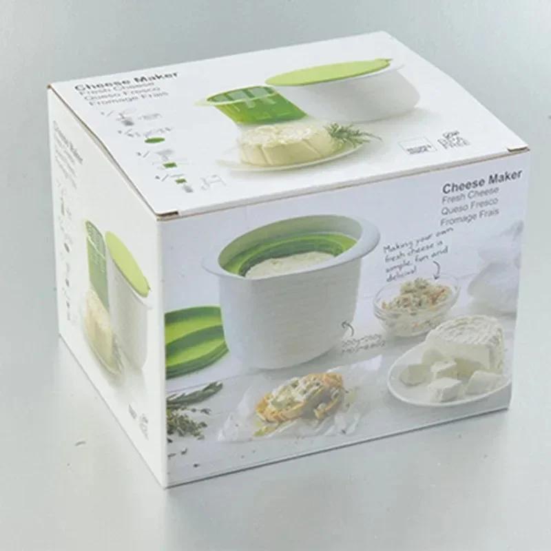 Микроволновая печь Силиконовая сыроварка DIY Машина для приготовления свежего сыра Фильтр для слива сыворотки с сыром Рецепт кухонных гаджетов