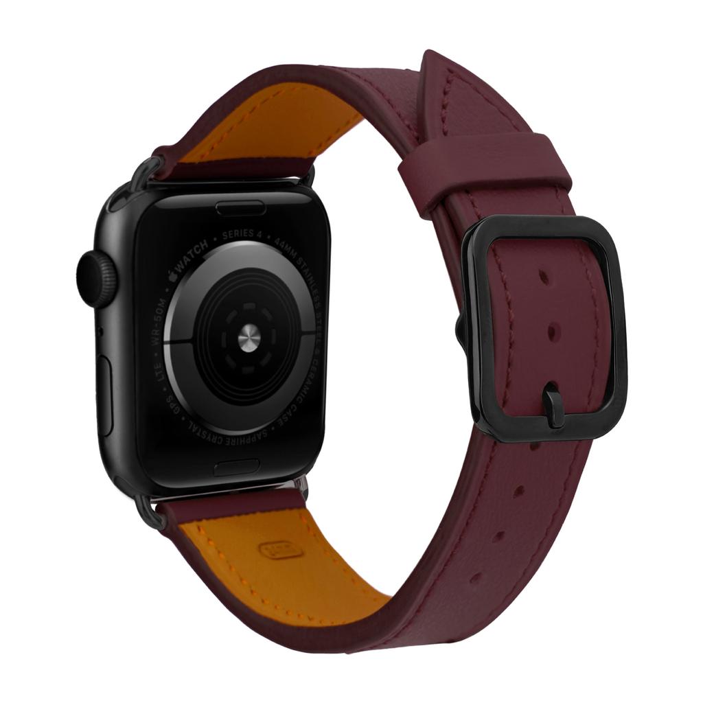 Простой кожаный ремешок для часов первого слоя 49 мм, замена для Apple Watch Ultra всех серий, премиальный аксессуар для браслета