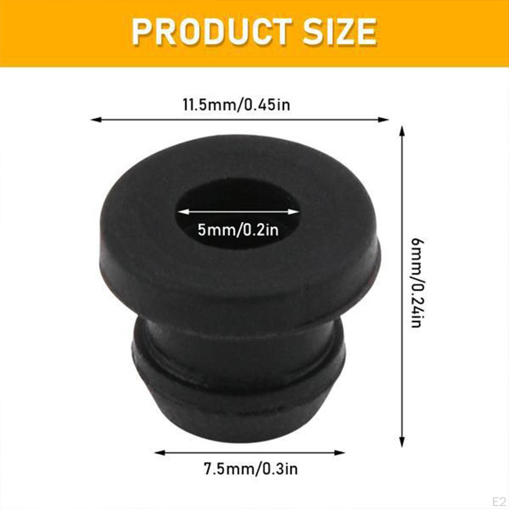 8 шт. резиновых уплотнений, комплект принадлежностей, термостойкий универсальный, простой в использовании силиконовый провод