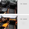 Накладка на решетку вентиляционного отверстия боковой консоли 2 шт. Для Ford Ranger -2024 Ярко-оранжевый