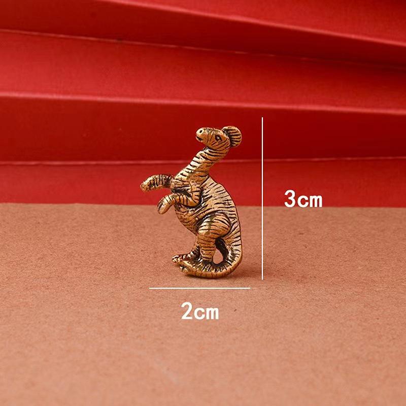 11 Kinds, Brass Dinosaur Model Decoration Jurassic Tyrannosaurus Triceratops Ankylosaurus Modeling Metal Crafts Decoration