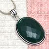 Оникс Зеленый Подвеска Серьги Ювелирные Изделия Драгоценный Камень Ручной Работы Этнический