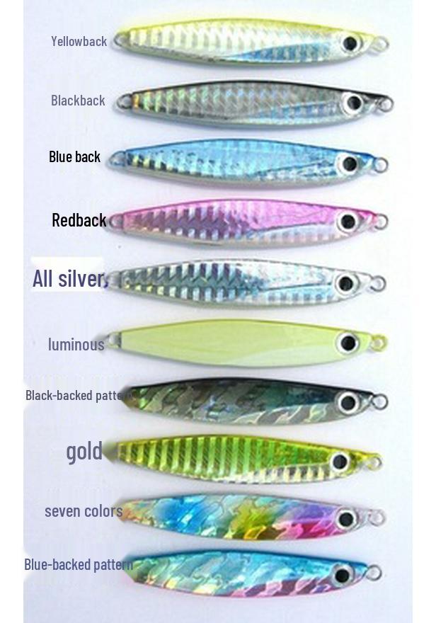 Wanya Blade Shore Casting Minnow VIB 30г Маленькая Железная Свинцовая Рыбка Приманка Бионическая Рыболовная Наживка.