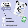 Panda Tea - Tea Amo - Thé Noir Détox - Parfum Earl Grey - BIO - 28 sachets