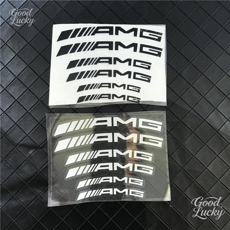 YDC4 Fashion 6pcs Car Styling Dustproof Stickers For Mercedes Benz AMG A C E R M class CLA GLA W204 W210 W124 W205 W203 Auto Goods