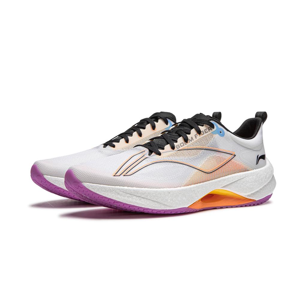 Кроссовки для бега Li Ning Ultra Light 21 High Resilience для мужчин, белые, оранжевые, ARBU001-27