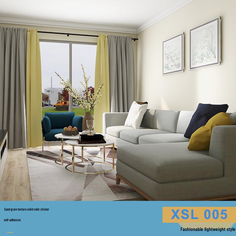 Solid Color Matte Wallpaper – Self-Adhesive, Waterproof, Washable, Thickened for Furniture Renovation
