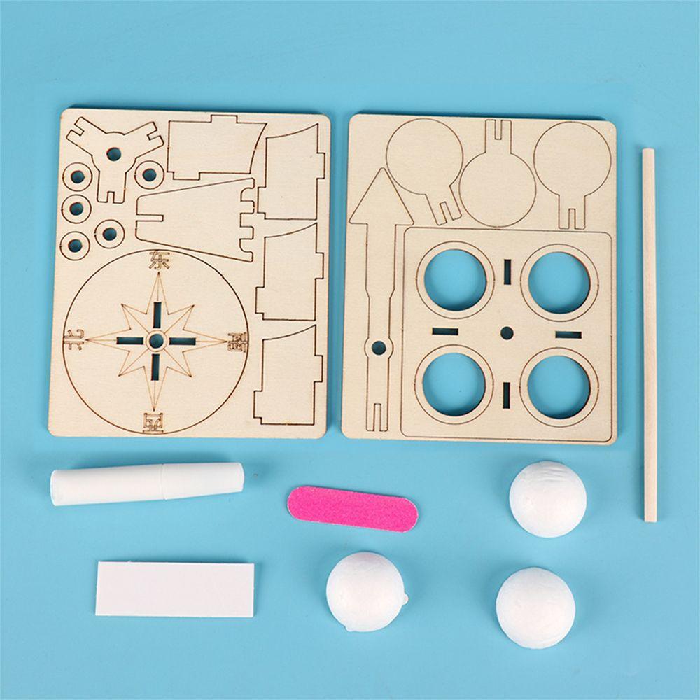 DIY Hands-on Ability For Children Educational Kits STEM Toy Physics Learning Wind Vane Model
