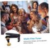 STOBOK 4-Piece Violin Tuner, String Adjuster, Metal Tuner with High-Precision Screws for Easy Adjustment, Anti-Slip Design
