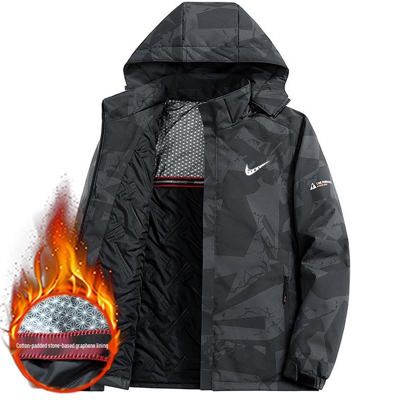 Мужская зимняя легкая пуховая куртка с графеновой подкладкой - Вне сезона, папин стиль, верхняя одежда
