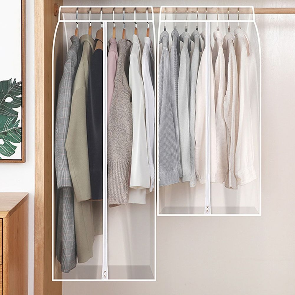 Hanging Clothing Dust Cover Waterproof Suit Jacket Protection Dust Cover Durable Clothes Dust Bag