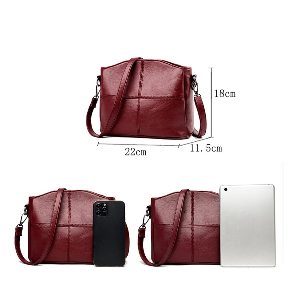 High Quality Leather Shoulder Bags for Women Small  Bag Women Bags Luxury Designer Female Purses and Handbags