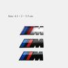 BMW M Electroplating Emblem Trunk Stickers for E91 X5 E70 F11 E30 F31 X3 F25 E61 E83 X1 E53 E87 F40 F32 - Car Decorative Emblems DP8