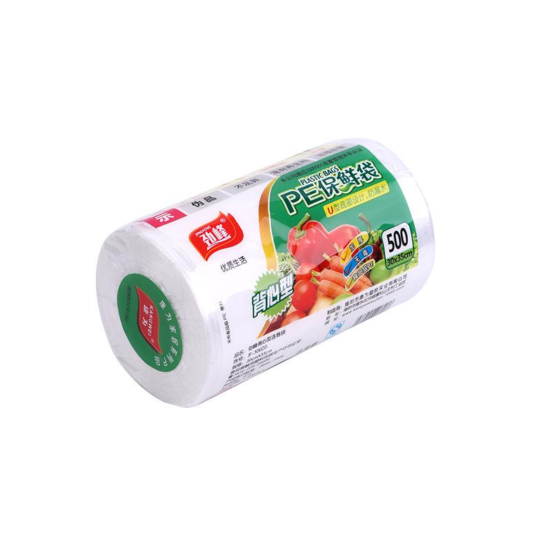 Утолщенные пакеты для хранения продуктов в виде жилета: Большие, Средние, Маленькие Размеры на Рулоне