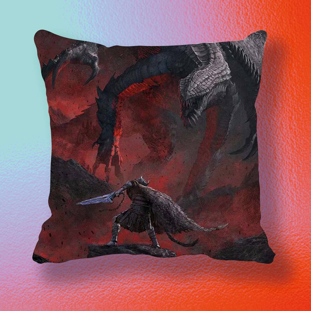 Monster HHunter Game Pillow cover Soft Microfiber Pillowcase Home Sofa Decor Surprise Decorative printed