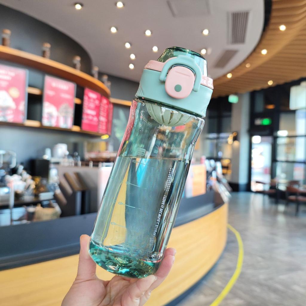 New Korean Outdoor Portable Handle Plastic Space Cups for Men and Women Sports Cups with Tea Cups.