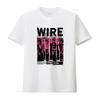 Wire Band White Cotton Full Size T Shirt fOR Fan BL552 Vintage Stretched Top For Everyday Wear Slightly Soft Comfortable