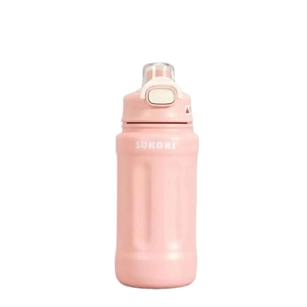 316 Stainless Steel Thermos Cup Large Capacity with Straw Insulated Water Bottle 800ml Portable Handle Sports Drinking Cup