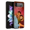 Чехол для телефона Rapper JuL для Samsung Galaxy Z Flip3 Flip4 Flip5 PC Бампер Оболочка для Z Flip 3 4 5 Черный Жесткий Складной Задний Чехол