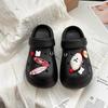 Cute Puppy Platform Hole Shoes Women's Spring and Summer New Ins Versatile Casual Outer Wear Non-slip Beach Sandals
