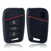 Силиконовый чехол-брелок для ключей Skoda Octavia Kodiaq Karoq Для Volkswagen Vw Polo Passat B8 Tiguan 2 Для Seat Чехол для автомобильного ключа