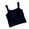 Women's Fashion Wide Shoulder Seamless Beautiful Back Threaded Bra Pad Wrap Sports Underwear Female Vest Sexy Underwear