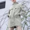 Timberland Повседневная мужская куртка средней длины с капюшоном, цвет белый-песочный A24KT-BH7