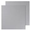 Классическая пластина большого размера, 2 штуки, Совместимая, 50x50 мм, Серая,