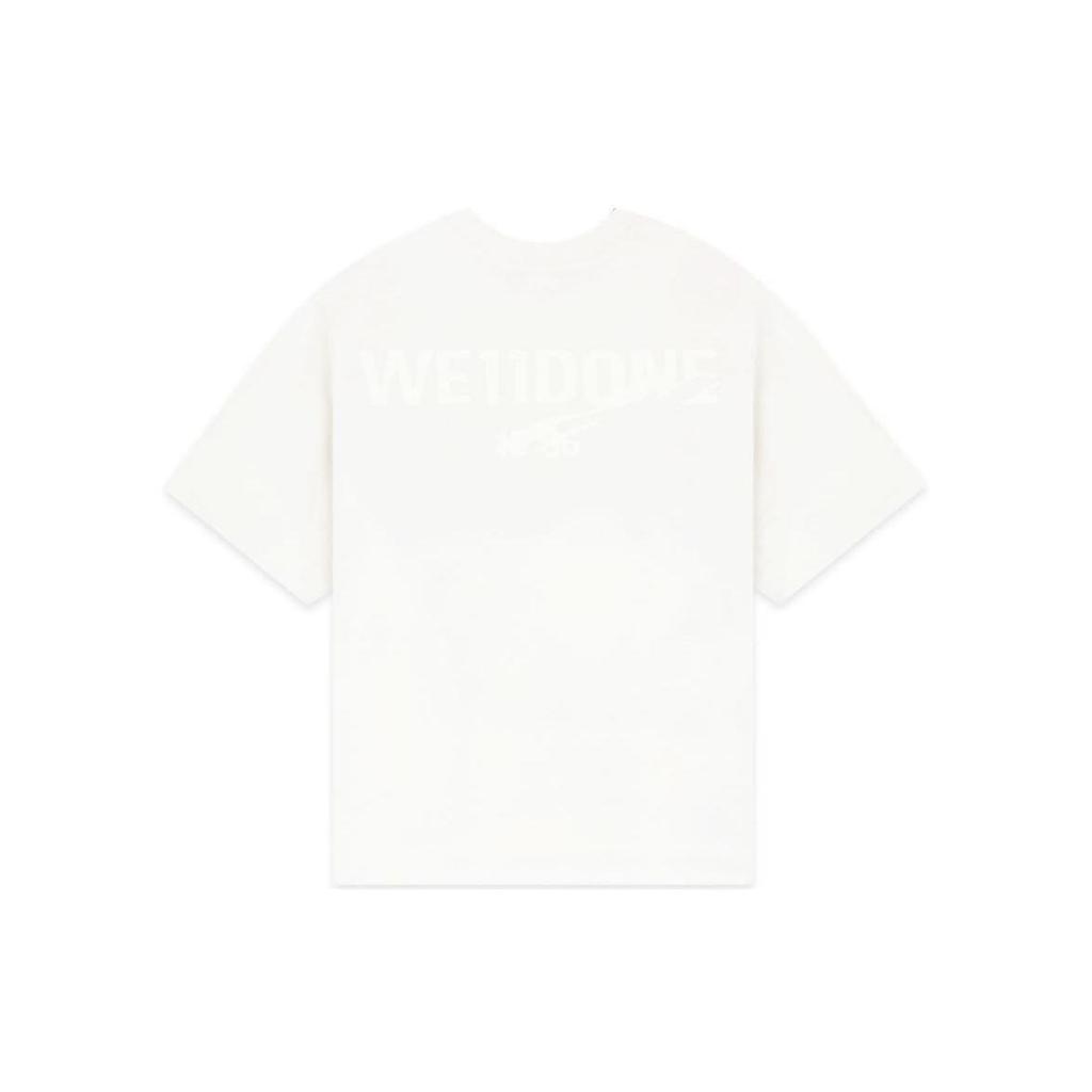 WE11DONE FW22 T Shirt Unisex White WD-TT3-22-814-U-IV