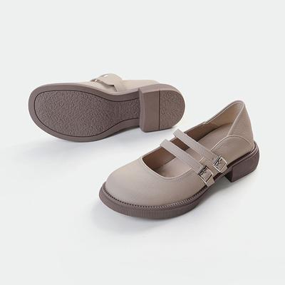 2025 новые французские туфли Мэри Джейн с внутренней платформой, женская обувь маленьких размеров 313233, одинарные туфли в британском стиле, маленькие кожаные туфли