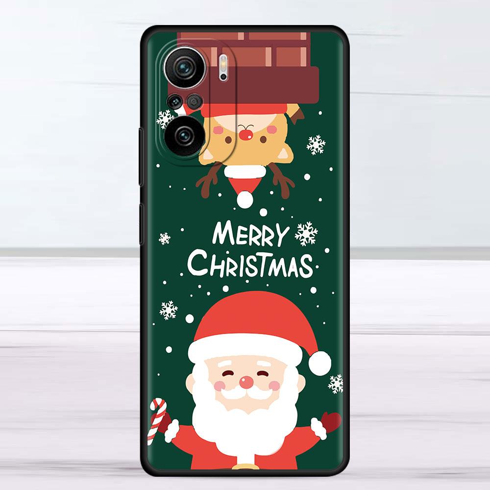 Рождественский чехол со снеговиком для Xiaomi Redmi Note 11 10 9S 9 K40 Pro 7 8 9A 9C 8T 9T 10C 10Pro силиконовый чехол для телефона