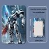 Пластиковый выдвижной держатель для ID-карты на тему Gundam для студентов