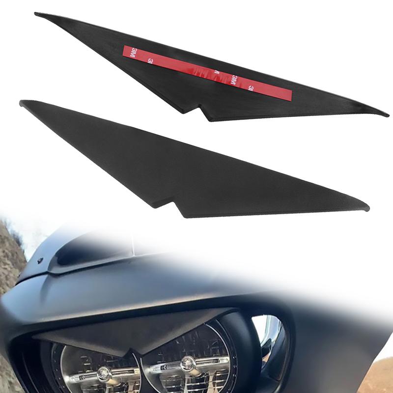 Накладка на фару мотоцикла для Harley Road Glides FLTR FLTRX 15-22, украшение на голову для бровей, верхний наконечник, козырек Accen