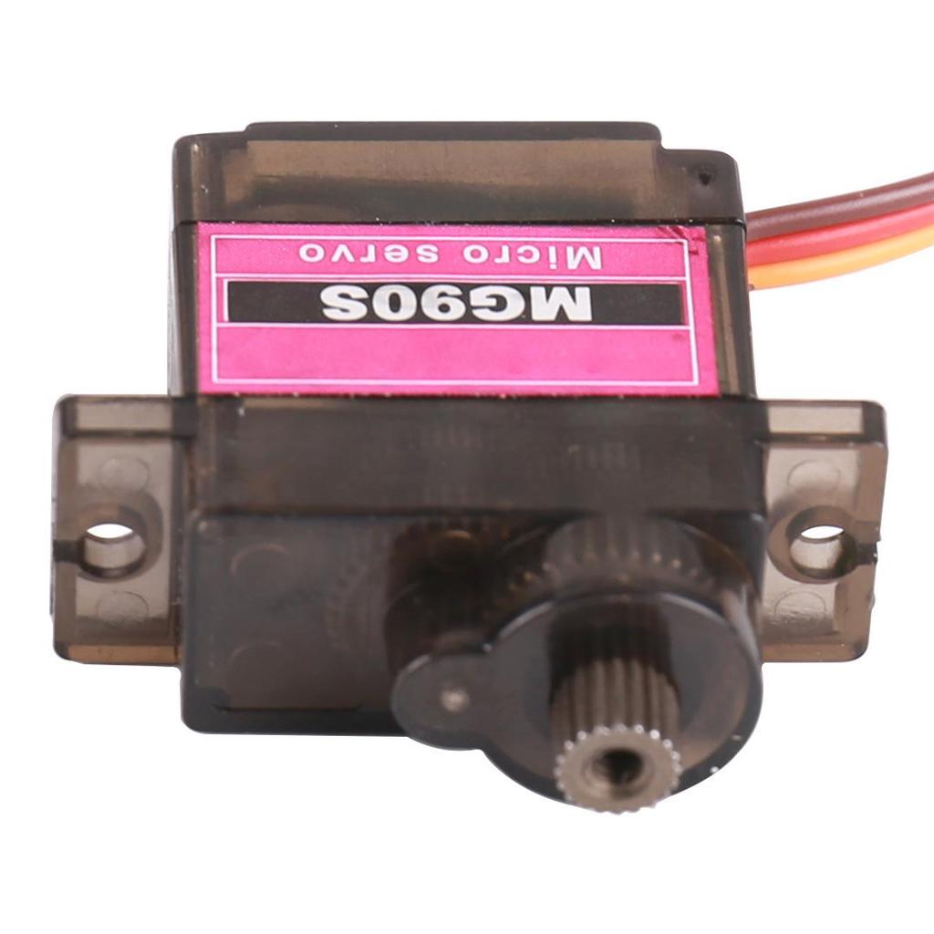 MG90S Полностью металлический редуктор 14g сервопривод наклона (Модернизированный ES08MA, размер 9 г) для моделей самолетов