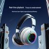 Ретро Граммофон Bluetooth Наушники KE-29 с RGB Подсветкой