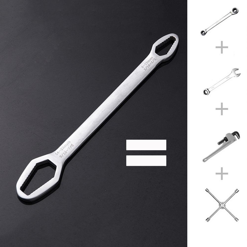 1 шт. Новый универсальный Torx ключ с трещоткой для велосипеда и мотоцикла, двойной 8-22 мм