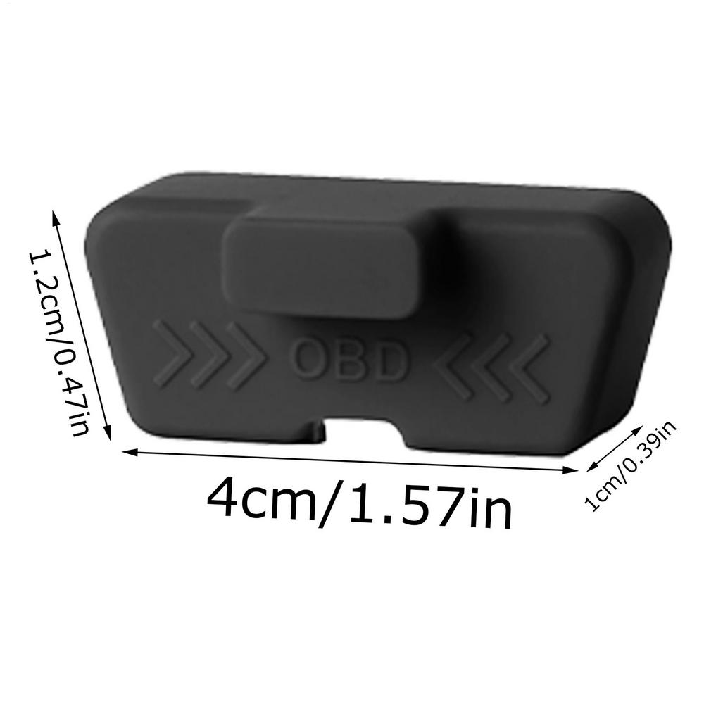 Автомобильный интерфейс OBD2 Пылезащитная крышка OBD Силиконовый защитный чехол Диагностика DVR Заглушки Водонепроницаемая силиконовая крышка для большинства автомобилей