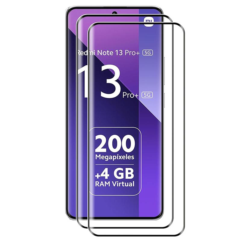 Protective Film for Redmi Note 13 Pro+ 14 Pro+ Plus 5G Tempered Glass Curved Surface Edge Glue Screen Protector