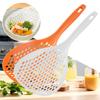 1Pcs Skimmer Plastic Spoon Household Kitchen Tool Colander Strainer Portable Food Straining Spoon
