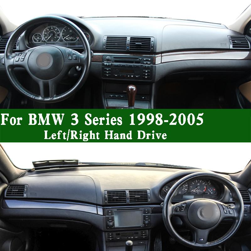Для BMW 3 серии E46 325i 330i 316i 318i 320i 323i 328i 1998-2005 Коврик на панель приборов Защитная накладка на приборную панель Коврик от пыли на панель