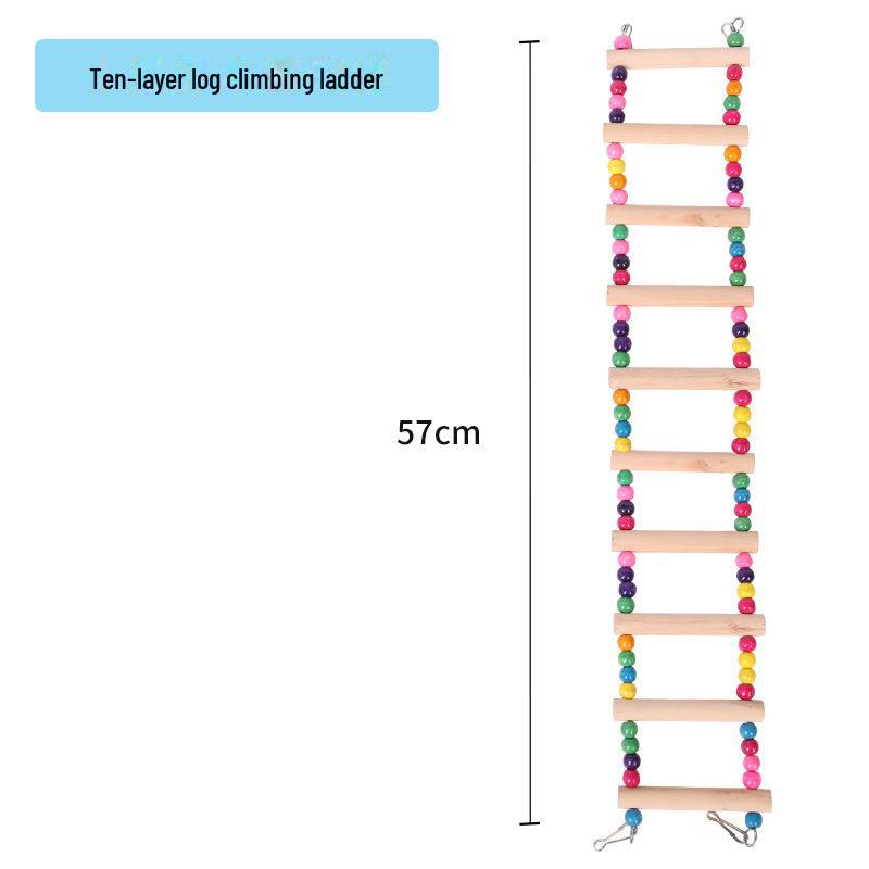 Игрушка-качели и лестница для лазанья для волнистых попугаев и какаду