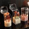 Pearl Clear Acrylic Cosmetic Organizer Makeup Brush Container Storage Box Holder