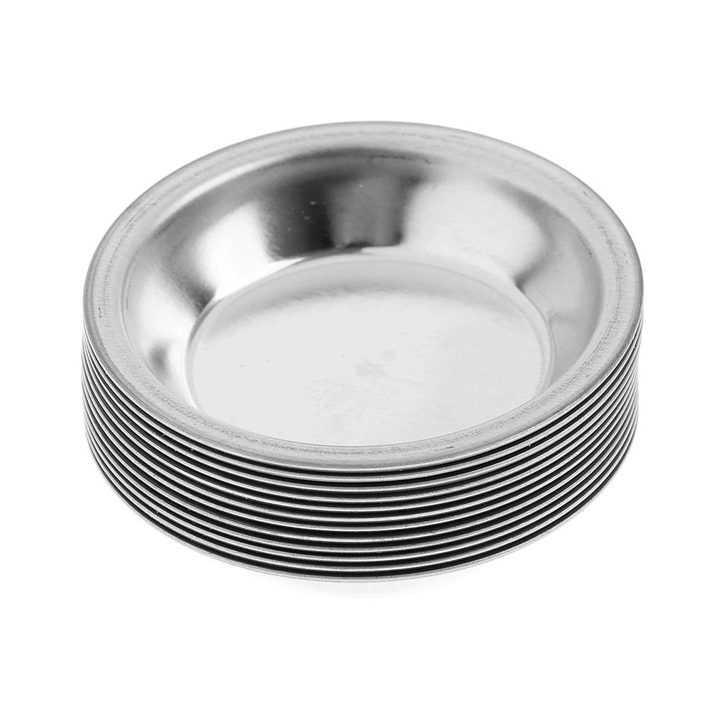 6Pcs/Set Metal Color Paint Tray Mixing Color Tinting Dish For Gundam Model Tools Diy Painting Tools