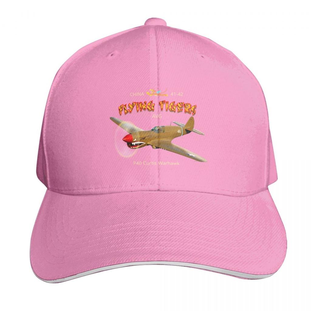 Flying Tigers Design Baseball Cap Ball Cap Icon Sun Hat For Children Fishing cap For Unisex Womens