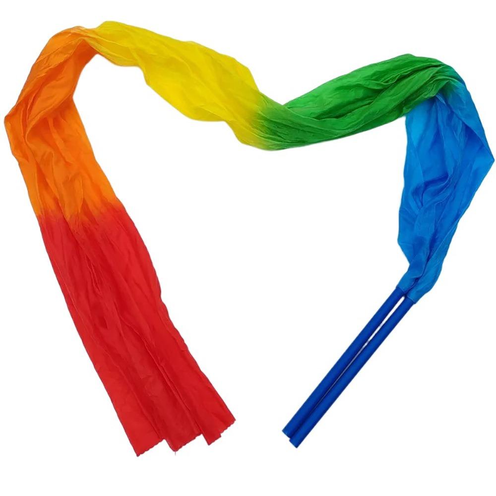 Silk Dancing Ribbons With Rod Stage Show Prop New Dance Ribbon