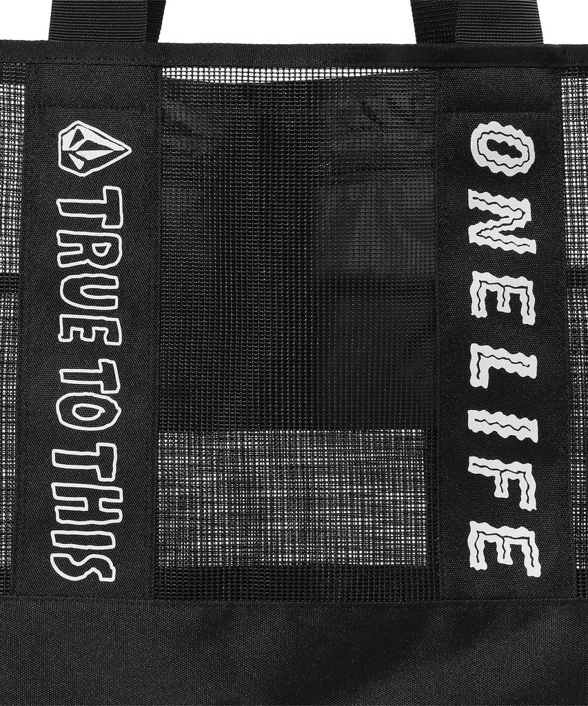 VOLCOM [Volcom X One Life] Летняя сетчатая сумка-тоут (черный)