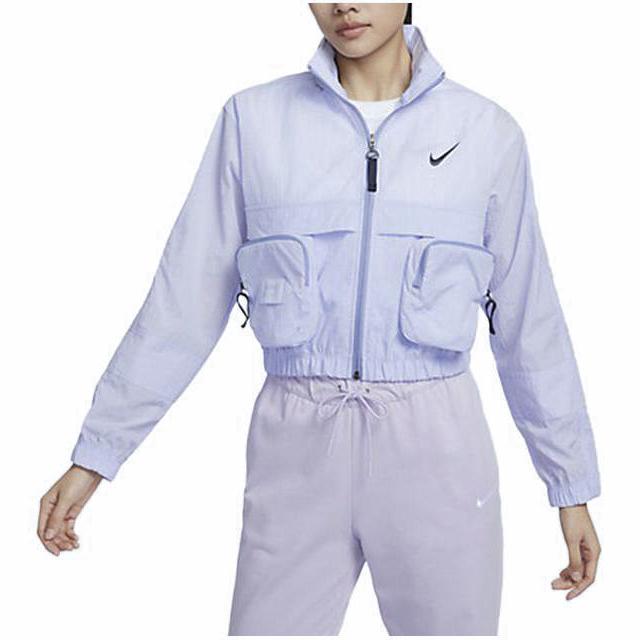 Nike Куртка с воротником на молнии с логотипом города Женская куртка Фиолетовый DV8035-536