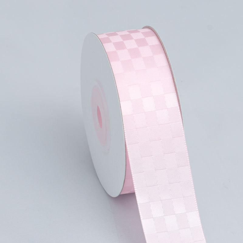 Elegant Solid Color Plaid Ribbon Soft Ribbon Bow Flower Handmade Material Hair Decoration Ribbon Baking Gift Packaging Ribbon Home Decoration