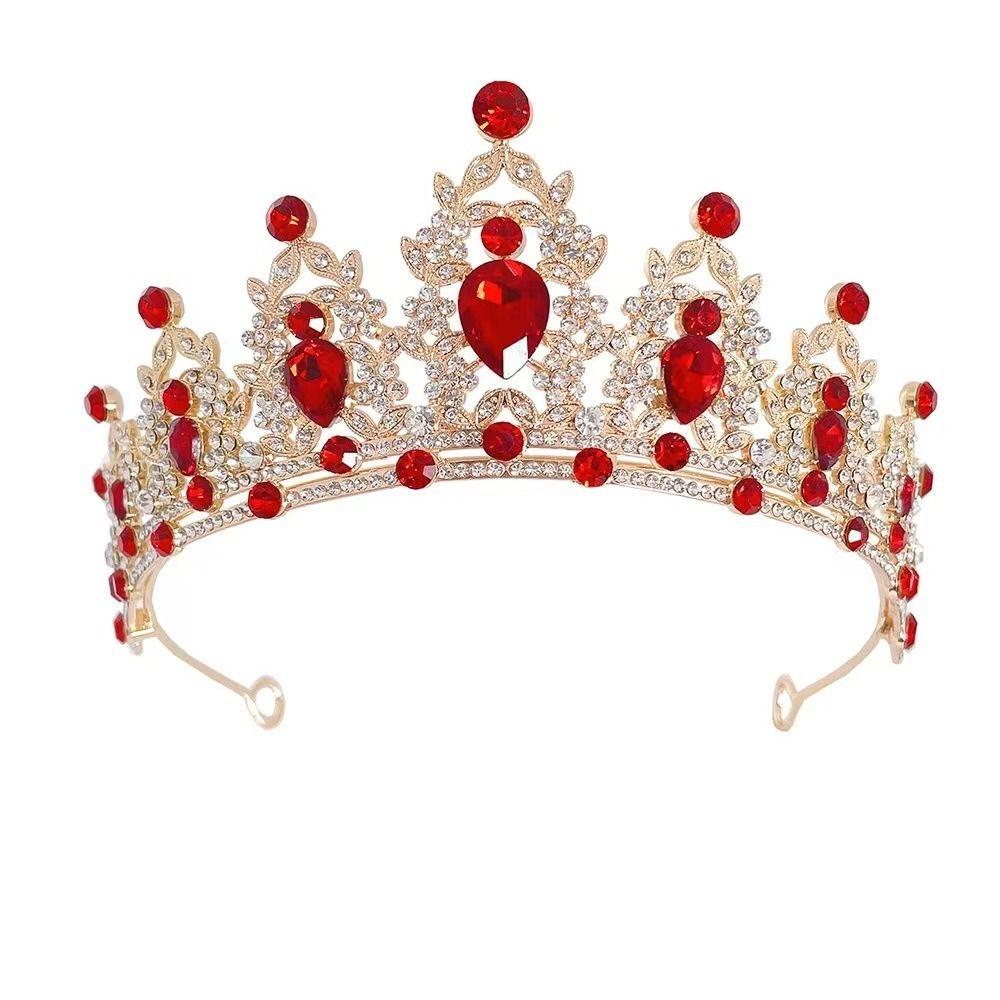 Hair Accessories Wedding Bridal Crowns Black Rhinestone Crown Women Hair Hoop Baroque Crystal Tiara