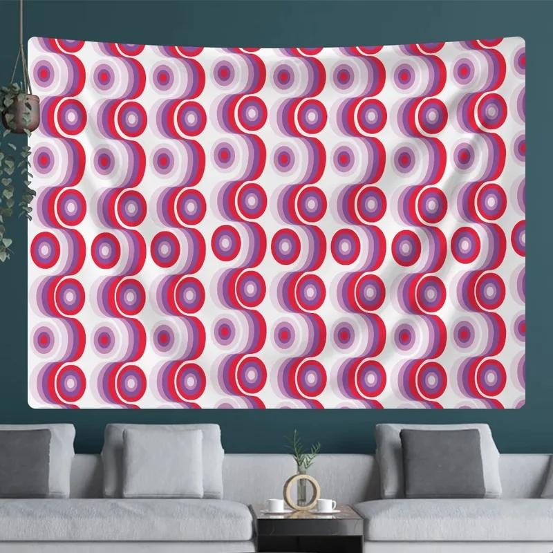 Простой регулярный узор для расположения, подвесная ткань, украшение на стену для дома, гобелен, офис, гостиная, гобелен